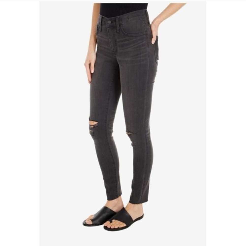 Madewell Women's Dark Gray Skinny Jeans